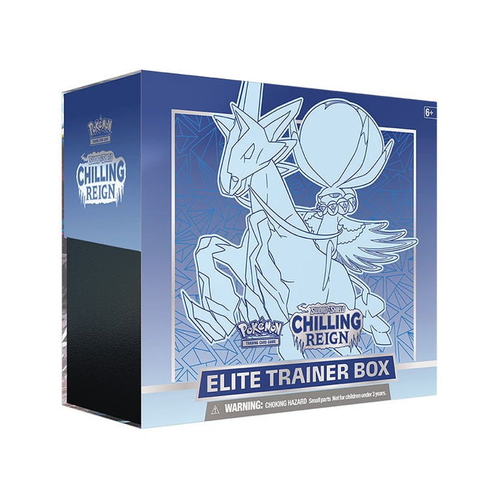 Pokemon TCG Sword & Shield Chilling Reign (Ice Rider Calyrex) Elite Trainer Box - Fugitive Toys