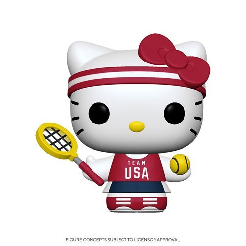 Sanrio Hello Kitty x Team USA Pop! Vinyl Figure Hello Kitty (Tennis) [37] - Fugitive Toys