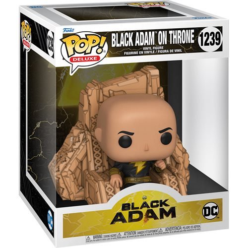 DC Pop! Deluxe Vinyl Figure Black Adam on Throne [1239] - Fugitive Toys