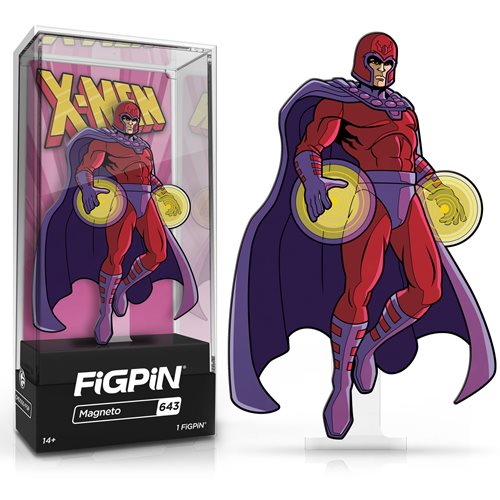 Marvel X-Men The Animated Series: FiGPiN Enamel Pin Magneto [643] - Fugitive Toys