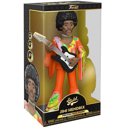 Funko Vinyl Gold 12-Inch Premium Figure: Jimi Hendrix - Fugitive Toys