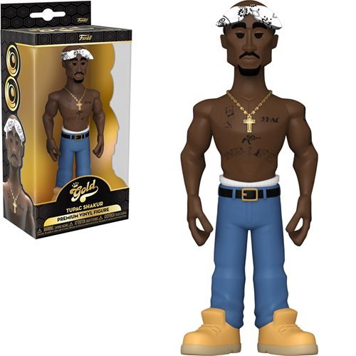 Funko Vinyl Gold 5-Inch Premium Figure: Tupac Shakur - Fugitive Toys