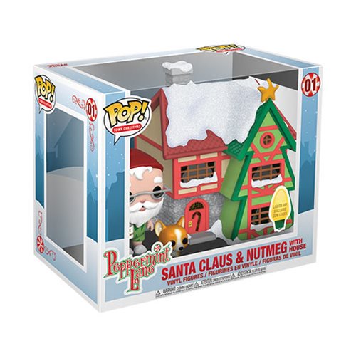 Town Pop! Vinyl Figure Santa Claus & Nutmeg with House [01] - Fugitive Toys