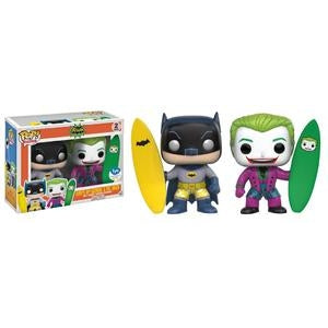 DC Comics Pop! Vinyl Figure Surf's Up! Batman and The Joker [2-pack] - Fugitive Toys