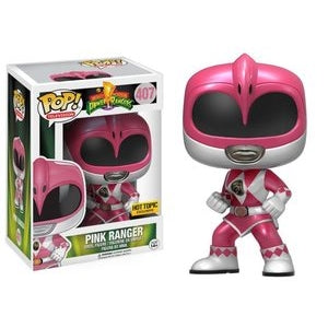 Power Rangers Pop! Vinyl Figures Metallic Action Pose Pink Ranger [407] - Fugitive Toys