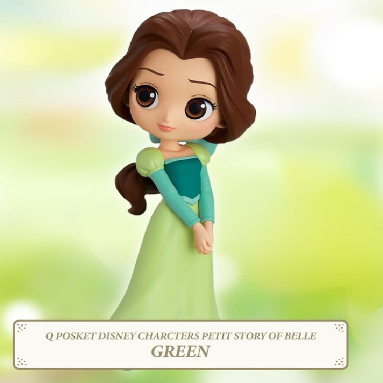 Disney Q Posket Petit Story of Belle Green Dress Disney Q Posket Petit Story of Belle Green Dress