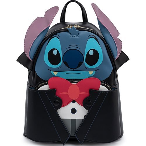 Loungefly x Disney Vampire Stitch Bowtie Mini Backpack - Fugitive Toys