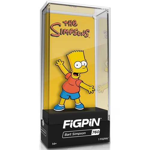 The Simpsons: FiGPiN Enamel Pin Bart Simpson [760] - Fugitive Toys
