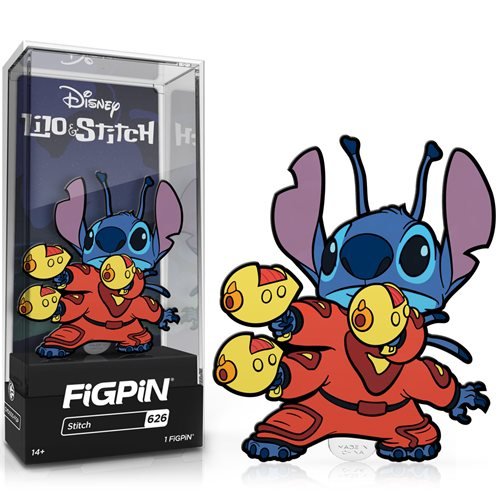 Disney Lilo & Stitch: FiGPiN Enamel Pin Experiment 626 Stitch [626] - Fugitive Toys