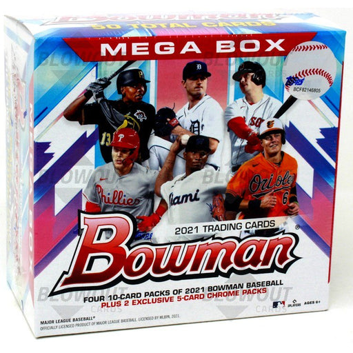 2021 Topps MLB Bowman Baseball Mega Box - Fugitive Toys