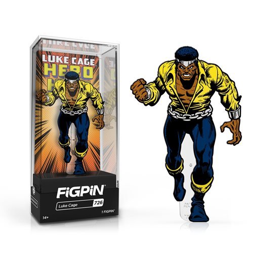 Marvel Classics: FiGPiN Enamel Pin Luke Cage [726] - Fugitive Toys