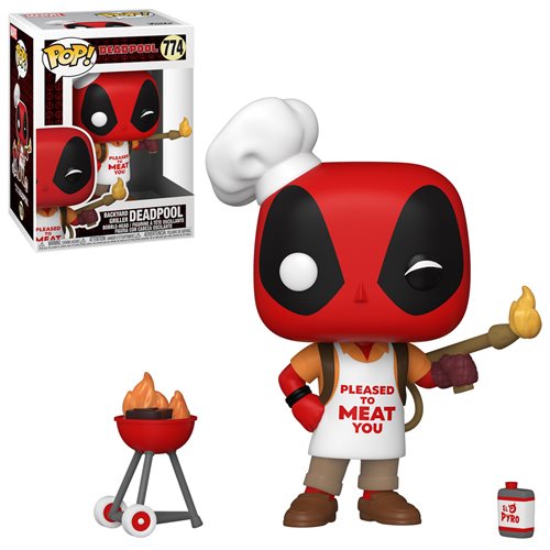 Marvel Deadpool 30th Anniversary Pop! Vinyl Figure Backyard Griller Deadpool [774] - Fugitive Toys