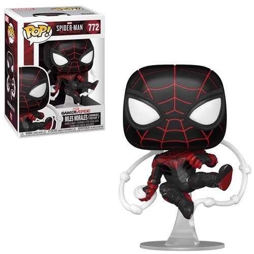 Spider-Man Miles Morales Game Pop! Vinyl Figure Miles Morales Advanced Tech Suit [772] - Fugitive Toys