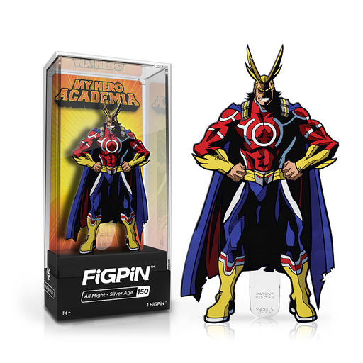 My Hero Academia: FiGPiN Enamel Pin All Might Silver Age [150] - Fugitive Toys