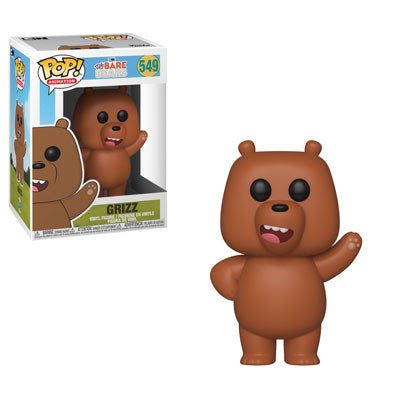 We Bare Bears Pop! Vinyl Figure Grizz [549] - Fugitive Toys