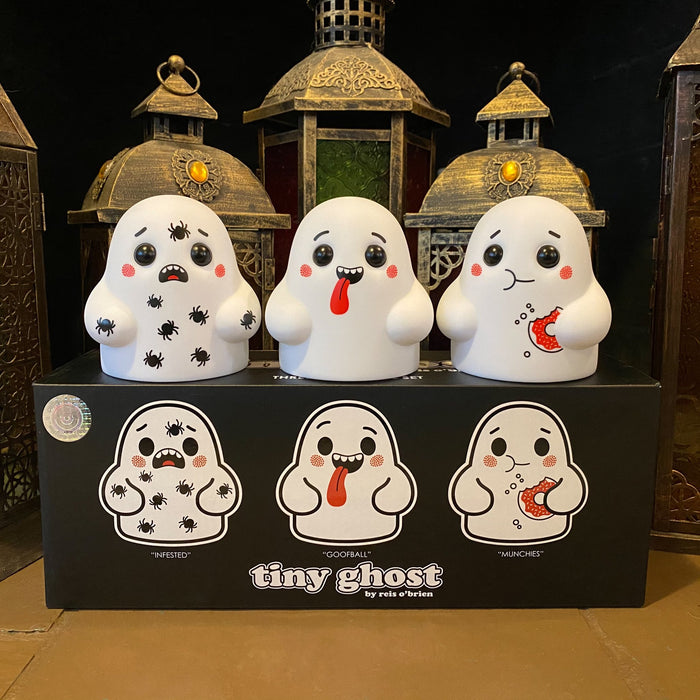 Bimtoy Tiny Ghost 3 Inch Vinyl Figures Doodles [3 Pack] - Fugitive Toys