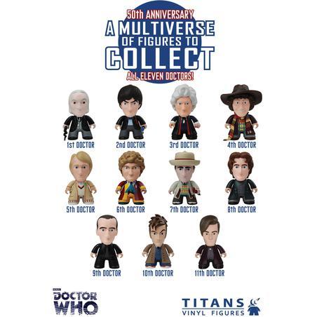 Titans Doctor Who 50th Anniversary All 11 Doctors: (1 Blind Box) - Fugitive Toys