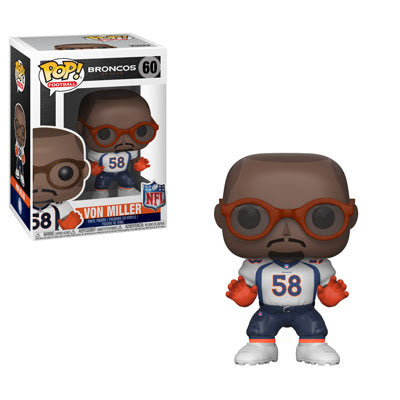 NFL Pop! Vinyl Figure Von Miller [Denver Broncos] [60] - Fugitive Toys