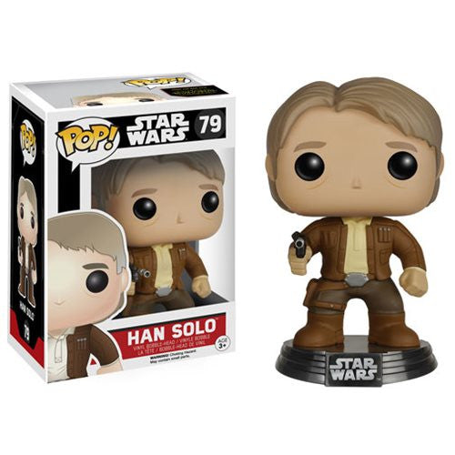 Star Wars Pop! Vinyl Bobblehead Han Solo [EP7: The Force Awakens] - Fugitive Toys