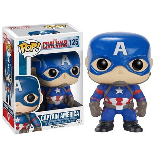Marvel Pop! Vinyl Figure Captain America (Captain America: Civil War) [125] - Fugitive Toys