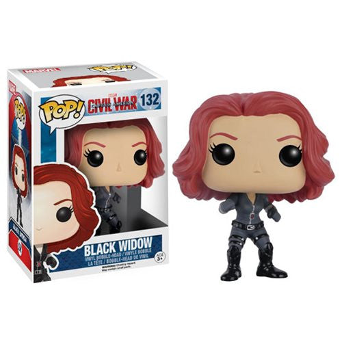 Marvel Pop! Vinyl Figure Black Widow (Captain America: Civil War) [132] - Fugitive Toys