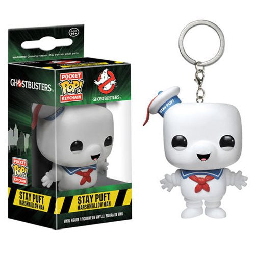 Ghostbusters Pocket Pop! Keychain Stay Puft Marshmallow Man - Fugitive Toys
