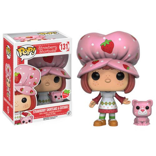 Strawberry Shortcake Pop! Vinyl Figure Strawberry Shortcake & Custard - Fugitive Toys