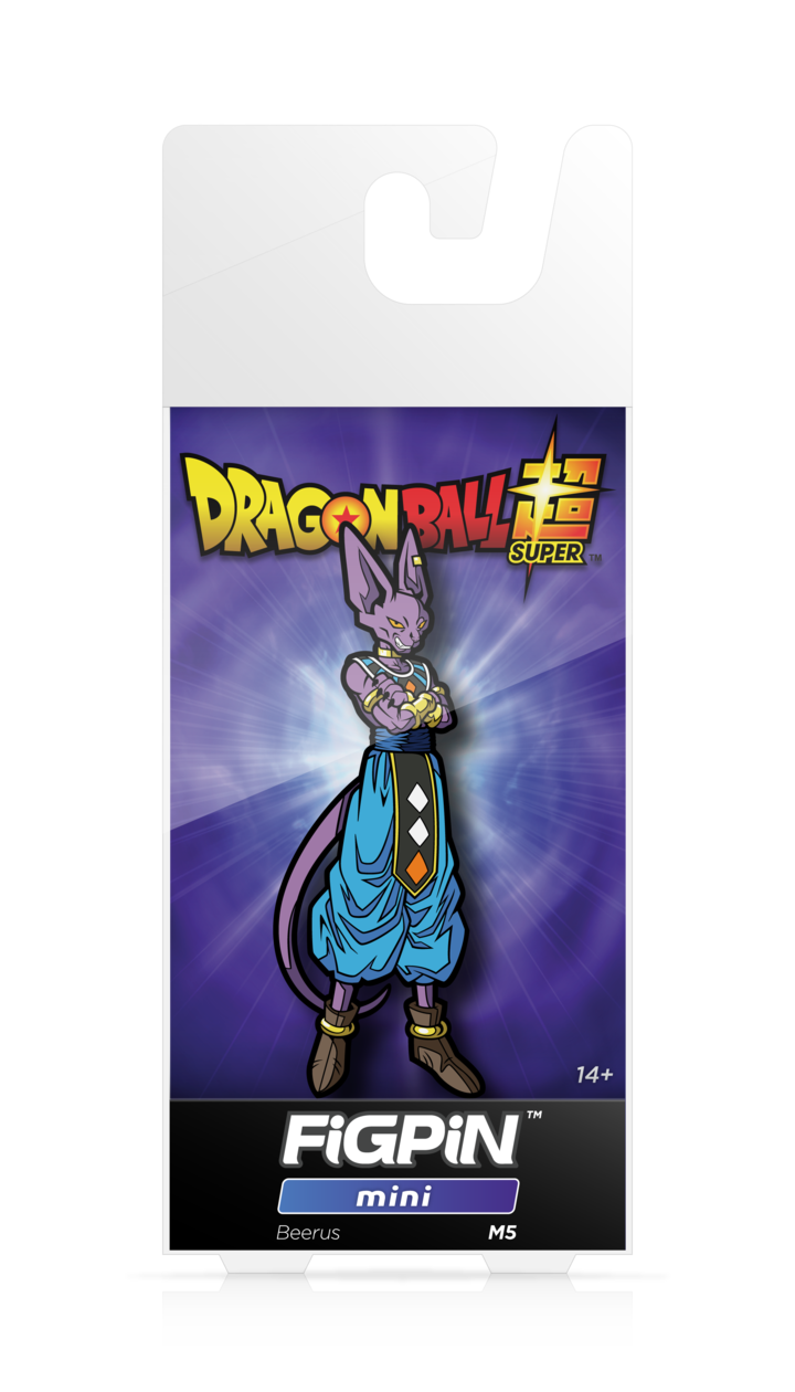 Dragon Ball Super: FiGPiN Mini Enamel Pin Beerus [M5] - Fugitive Toys