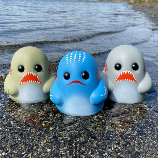 Bimtoy Tiny Ghost 3 Inch Vinyl Figures Sharks [3 Pack] - Fugitive Toys