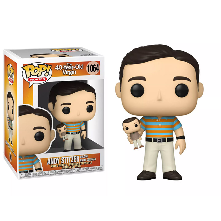 Movies Pop! Vinyl Figure Andy Stitzer Holding Oscar [The 40 Year Old Virgin] [1064] - Fugitive Toys