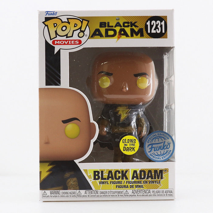 DC Black Adam Pop! Vinyl Figure Black Adam (Glow SE) [1231] - Fugitive Toys