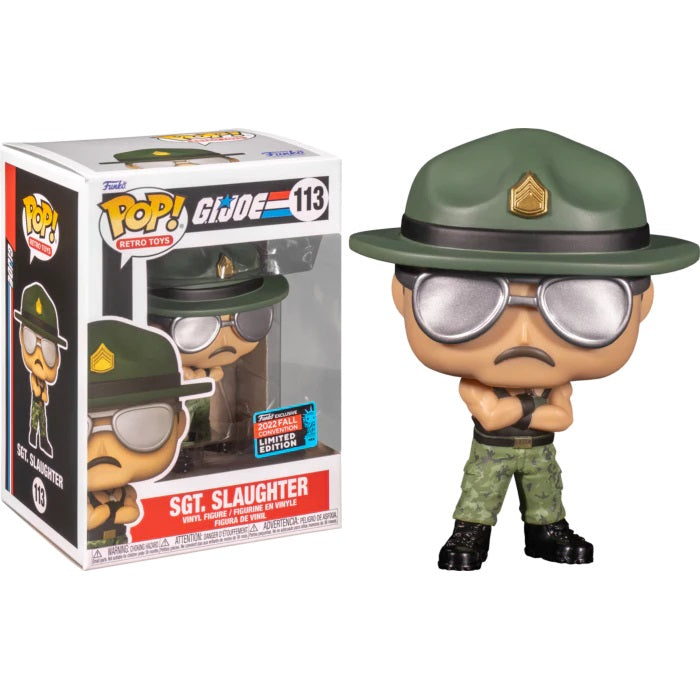 G.I. Joe Pop! Vinyl Figure Sgt. Slaughter (2022 Fall Convention) [113] - Fugitive Toys