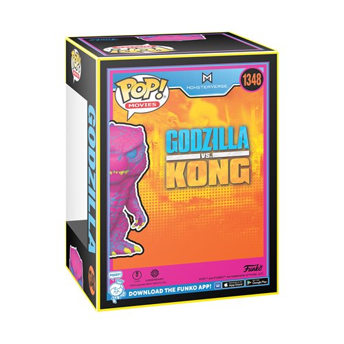 Godzilla vs. Kong Pop! Vinyl Figure Black Light Godzilla (EE Exclusive) [1348] - Fugitive Toys