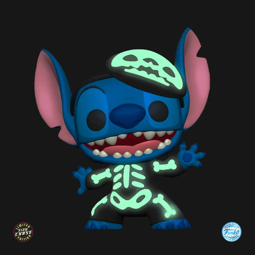 Funko Pop Skeleton Stitch Glow in the Dark Chase