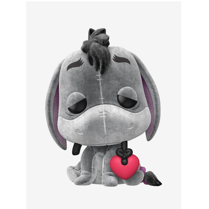 Funko Pop Eeyore with Heart Flocked