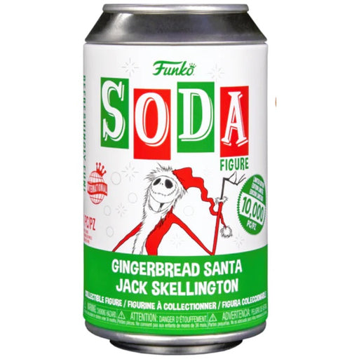 Funko Soda NBC Gingerbread Santa Jack Skellington