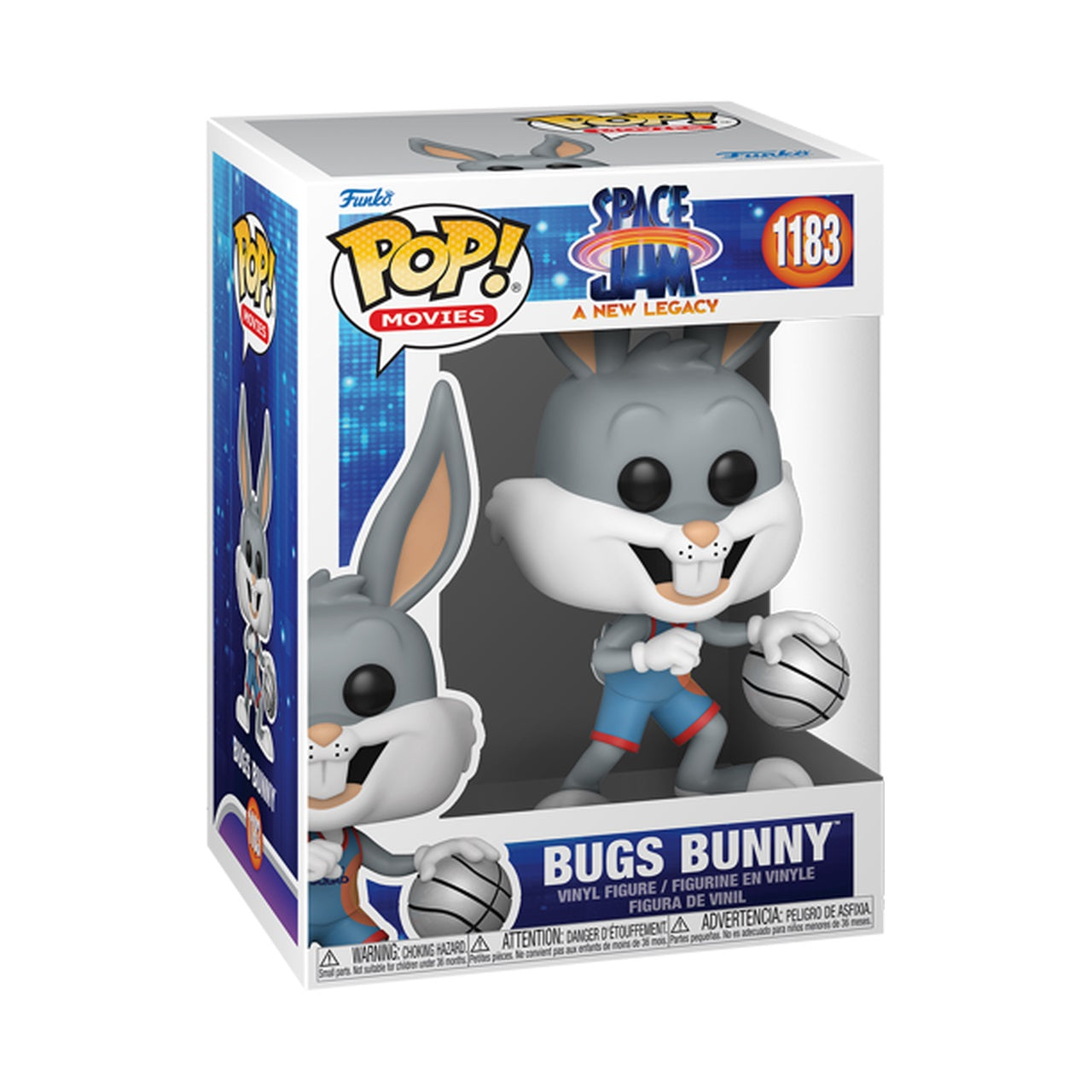 Space Jam 2 A New Legacy Pop! Vinyl Figure Bugs Bunny Dribbling [1183] - Fugitive Toys