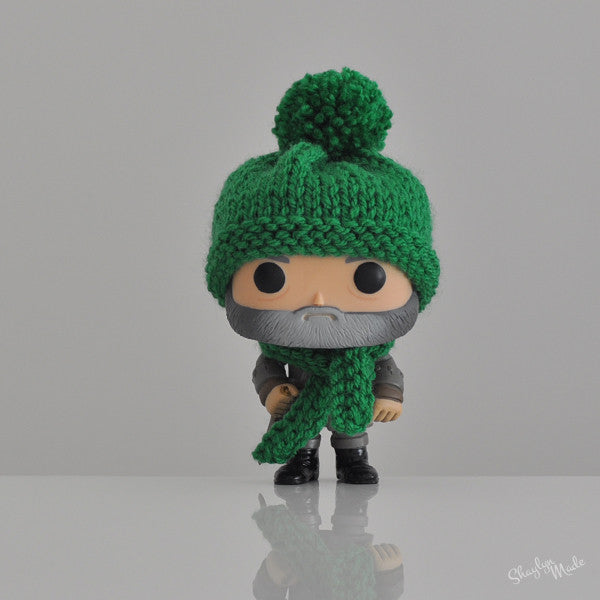 Pop! Apparel Knitted Beanie & Scarf Set [Green] - Fugitive Toys