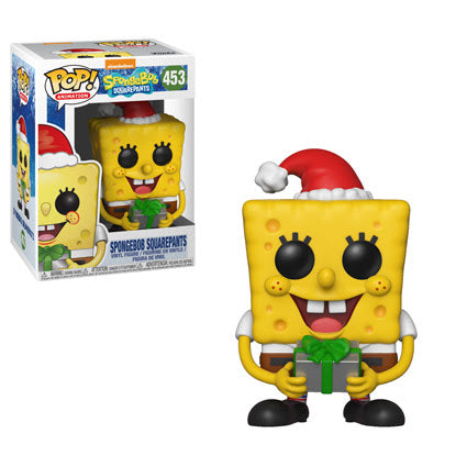 Spongebob Squarepants Pop! Vinyl Figure Christmas Spongebob Squarepants [453] - Fugitive Toys