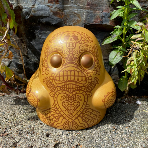 Bimtoy Tiny Ghost Vinyl Figure [Golden Idol] - Fugitive Toys