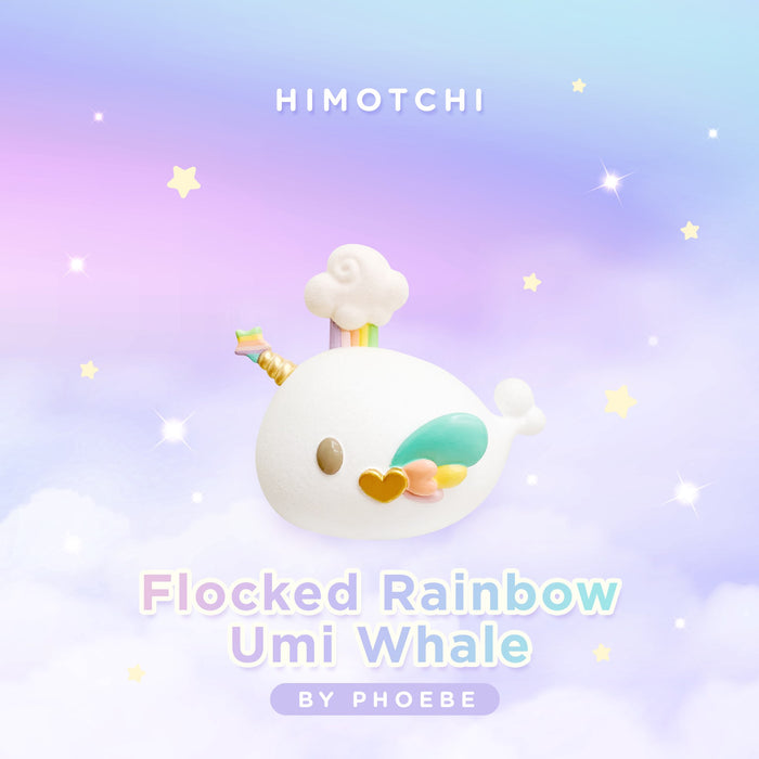 Motchitoys Figure Flocked Rainbow Umi Whale [2020 Holiday Exclusive] - Fugitive Toys