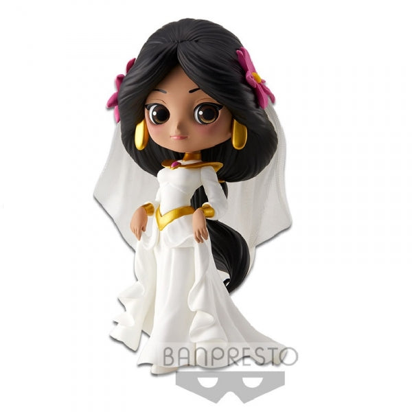Disney Q Posket Aladdin Jasmine Dreamy Style (White Dress) - Fugitive Toys