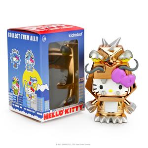 Kidrobot x Hello Kitty Kaiju Vinyl Mini Figure: Kitzilla Orange - Fugitive Toys