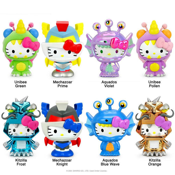 Kidrobot x Hello Kitty Kaiju Vinyl Mini Figure: Aquados Blue Wave - Fugitive Toys