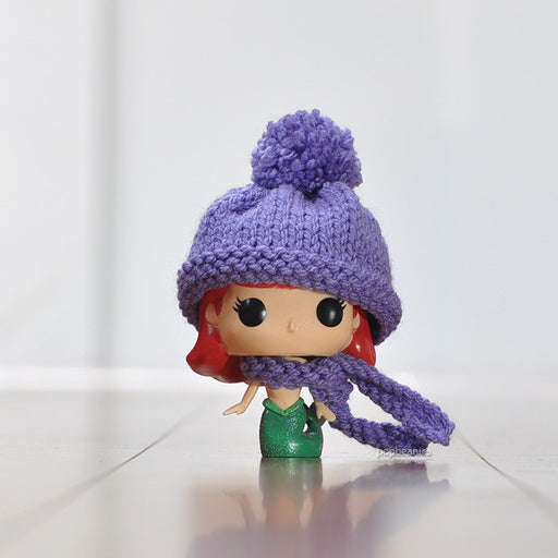 Pop! Apparel Knitted Beanie & Scarf Set [Lavender] - Fugitive Toys