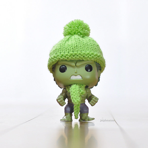 Pop! Apparel Knitted Beanie & Scarf Set [Lime Green] - Fugitive Toys