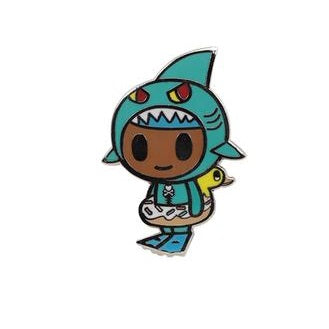 Tokidoki Pin Tokidoki Little Shark Enamel Pin