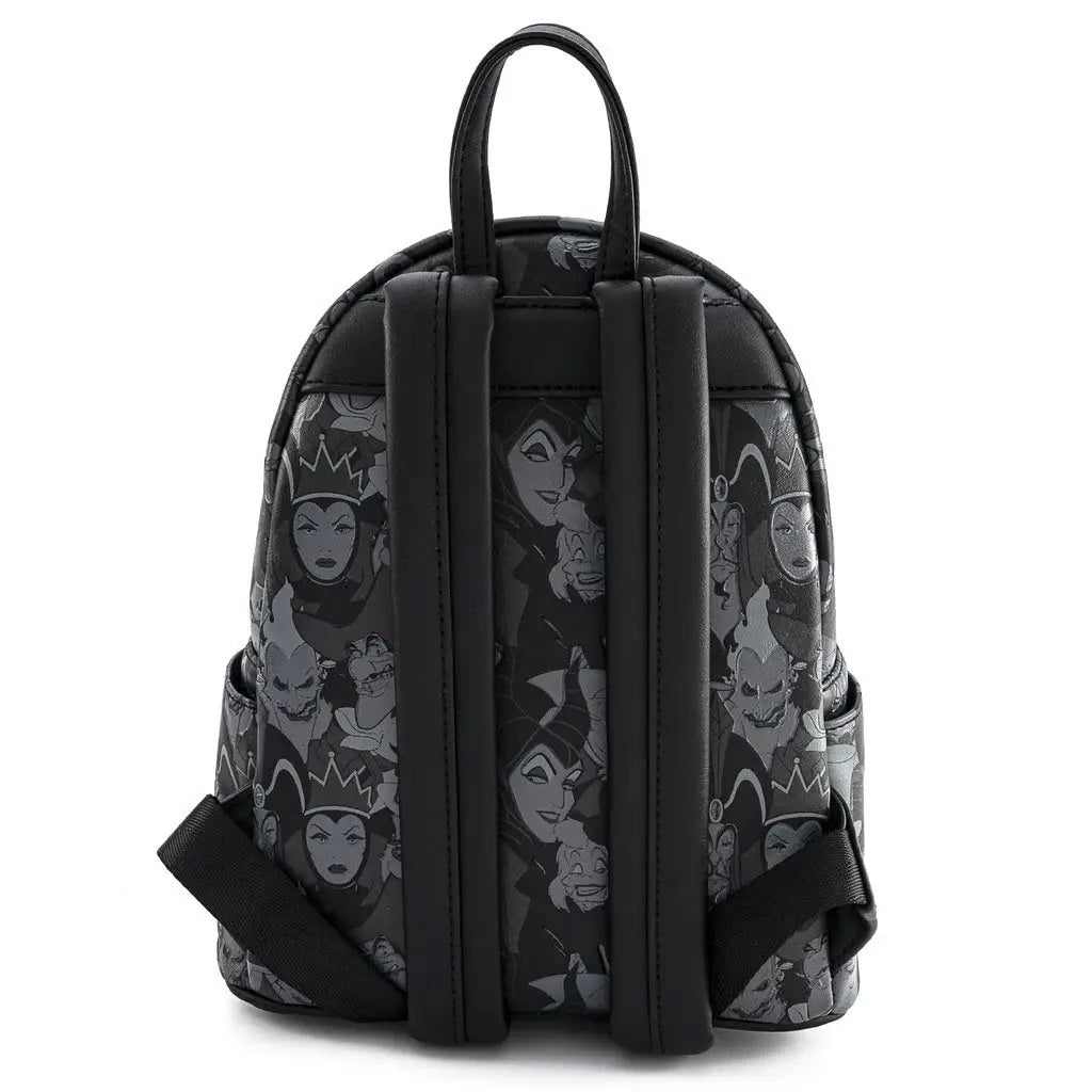 disney villains loungefly mini backpack Loungefly x Disney Villains Debossed All Over Print Mini Backpack