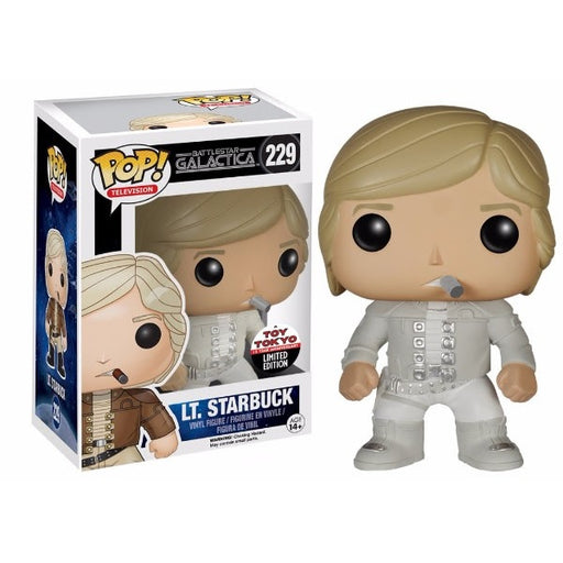 Battlestar Galactica Pop! Vinyl Figure Lieutenant Starbuck [Experiment in Terra Uniform] Toy Tokyo Exclusive - Fugitive Toys