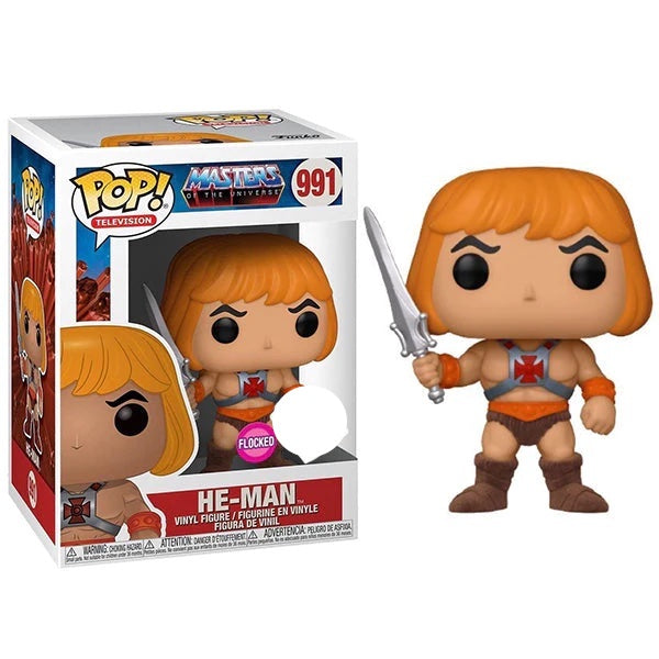 Masters of the Universe Pop! Vinyl Figure He-Man (Flocked) (SE) [991] - Fugitive Toys